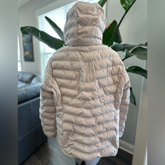 32 Degrees Ladies' Power Tech Hooded Jacket Cream Size XXL Puffer - Picture 6 of 10
